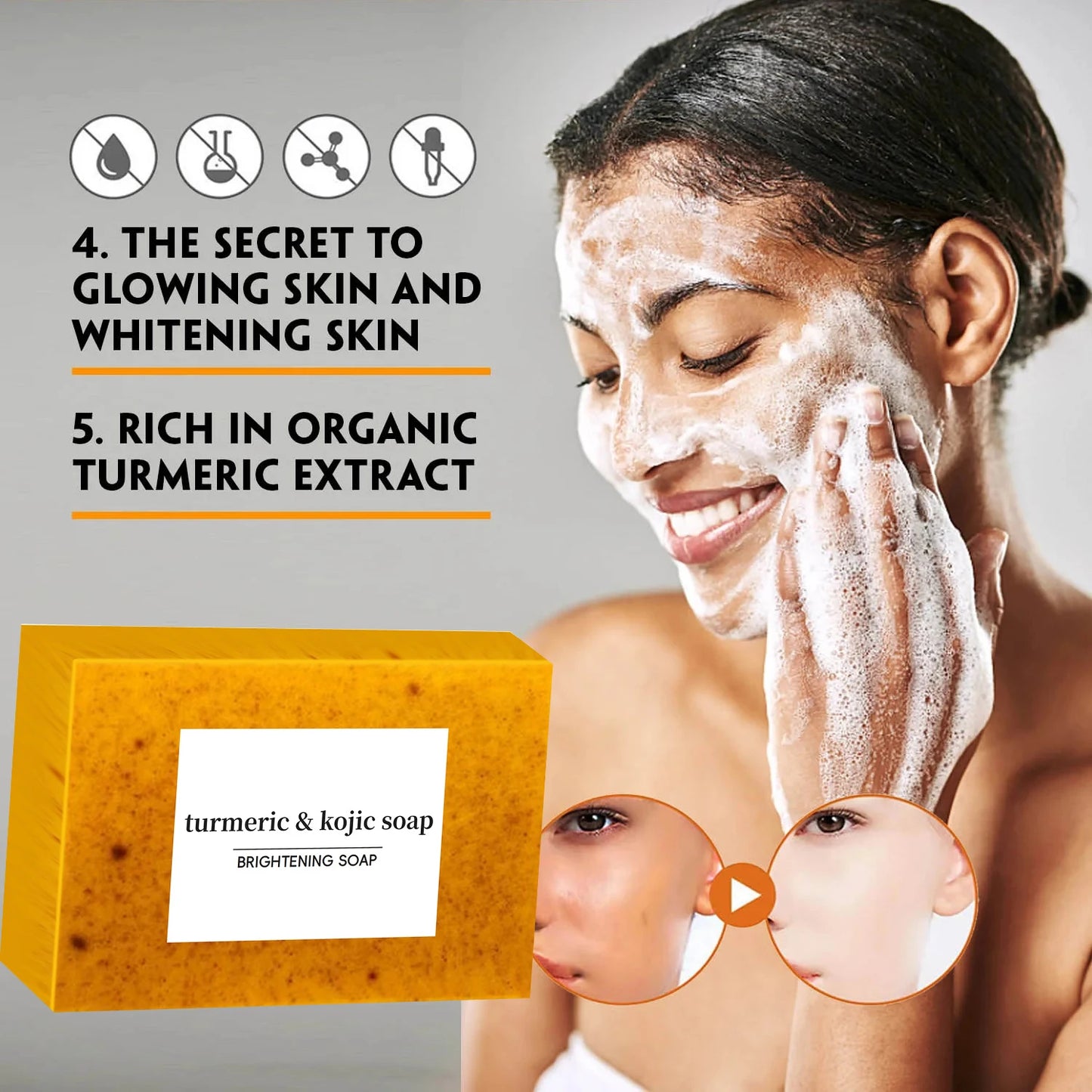 Turmeric Kojic Acid Glow Soap