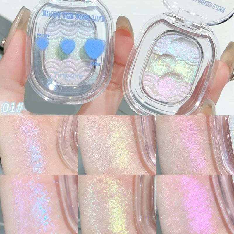 Chameleon Glow: Glitter Eyeshadow & Highlighter