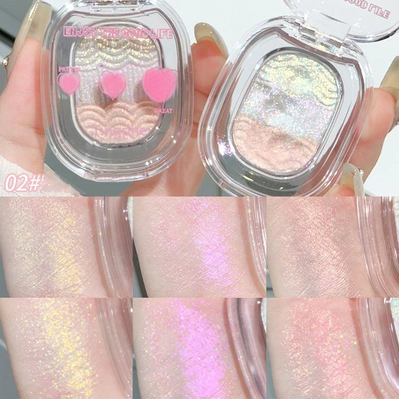 Chameleon Glow: Glitter Eyeshadow & Highlighter